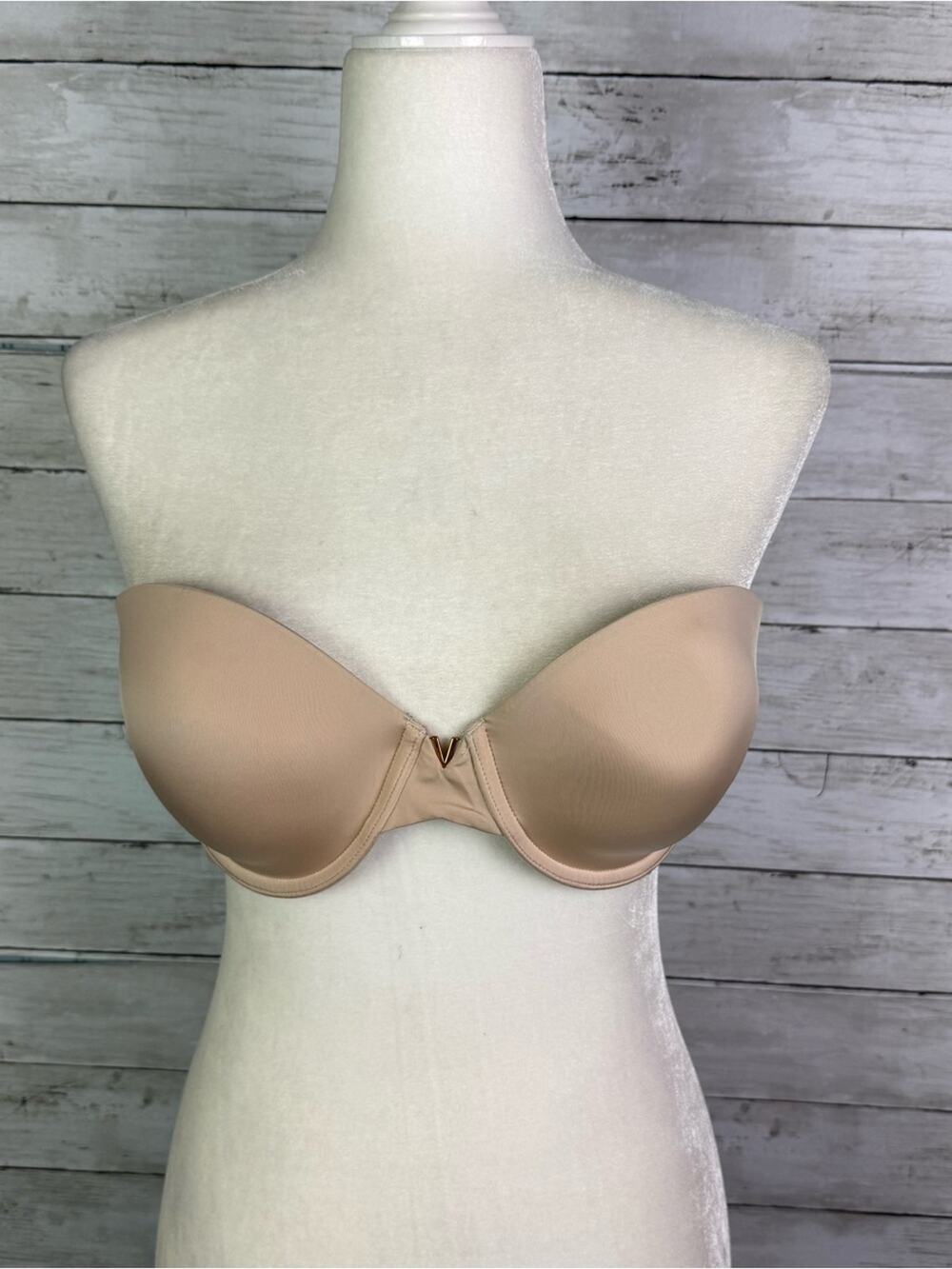 Victoria’s Secret Strapless Multiway Bra Tan Size 36D